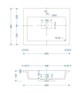 STYLE LINE Умывальник LINE 600*480 кварц, жасмин СС-00002498