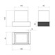 TIMO Стакан для зубных щеток Caisa золото шлифованное (91031/20) 91031/20