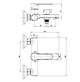 RUSH Смеситель для ванны Исабела (Isabela) хром (IB0091-44) IB0091-44