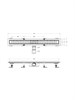 BELBAGNO Душевой лоток UNO 70 см, BB-LD-UNO-70-CR BB-LD-UNO-70-CR
