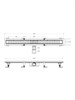 BELBAGNO Душевой лоток UNO 80 см, BB-LD-UNO-80-GM BB-LD-UNO-80-GM