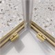 BELBAGNO Luce Душевой уголок квадратный размер 80x80 см профиль - золото / стекло - прозрачное, двери раздвижные LUCE-A-2-80-C-ORO