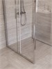 BELBAGNO Uno-195 Душевой уголок прямоугольный размер 100x90 см, двери раздвижные, профиль - хром / стекло - прозрачное UNO-195-AH-1-100/90-C-Cr