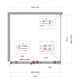 BELBAGNO Soft Close-2 Душевой уголок квадратный размер 100x100 см профиль - оружейная сталь / стекло - прозрачное, двери раздвижные SOFT_CLOSE-2-A-1-100-C-GM