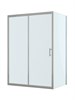 BELBAGNO Uno-195 Душевой уголок прямоугольный размер 150x90 см, двери раздвижные, профиль - хром / стекло - прозрачное UNO-195-AH-1-150/90-C-Cr