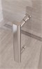 BELBAGNO Uno-195 Душевой уголок прямоугольный размер 110x90 см, двери раздвижные, профиль - хром / стекло - прозрачное UNO-195-AHF-31-110/90-C-Cr