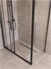 BELBAGNO Uno-195 Душевой уголок прямоугольный размер 120x80 см, двери раздвижные, профиль - черный матовый / стекло - прозрачное UNO-195-AHF-31-120/80-C-NERO