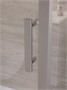 BELBAGNO Uno-195 Душевой уголок прямоугольный размер 120x90 см, двери раздвижные, профиль - сатин / стекло - прозрачное UNO-195-AHF-31-120/90-C-IN
