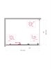 BELBAGNO Uno-195 Душевой уголок прямоугольный размер 120x90 см, двери раздвижные, профиль - хром / стекло - матовое UNO-195-AHF-31-120/90-P-Cr