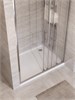 BELBAGNO Uno-195 Душевая дверь в нишу ширина 80 см, двери раздвижные, профиль - хром / стекло - прозрачное UNO-195-BF-3-80-C-Cr