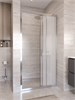 BELBAGNO Uno-195 Душевая дверь в нишу ширина 90 см, двери раздвижные, профиль - хром / стекло - матовое UNO-195-BF-3-90-P-Cr