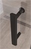 BELBAGNO Uno-195 Душевой уголок прямоугольный размер 120x70 см, двери раздвижные, профиль - черный матовый / стекло - прозрачное UNO-195-AHF-31-120/70-C-NERO