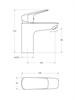 BELBAGNO DUE Комплект для ванной - душевая стойка и смеситель для раковины DUE-DOCM/LVM-CRM