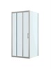 BELBAGNO Uno-195 Душевой уголок квадратный размер 80x80 см, двери раздвижные, профиль - хром / стекло - прозрачное UNO-195-AF-31-80-C-Cr