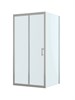 BELBAGNO Uno-195 Душевой уголок прямоугольный размер 100x90 см, двери раздвижные, профиль - хром / стекло - матовое UNO-195-AH-1-100/90-P-Cr