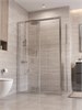BELBAGNO Uno-195 Душевой уголок прямоугольный размер 120x70 см, двери раздвижные, профиль - хром / стекло - прозрачное UNO-195-AH-1-120/70-C-Cr