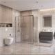 BELBAGNO Uno-195 Душевой уголок прямоугольный размер 150x70 см, двери раздвижные, профиль - хром / стекло - прозрачное UNO-195-AH-1-150/70-C-Cr