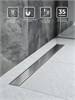 BELBAGNO Душевой лоток MARINO 70 см, BB-LD-MARINO-70-CR BB-LD-MARINO-70-CR