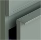 SANCOS Тумба под столешницу Вельта (Velta) VL60GG 60x45x50 напольная, два ящика оснащенные доводчиками скрытого монтажа с системой плавного закрытия (Soft close), серо-зелёный VL60GG