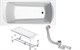 RAVAK SET-набор акриловая ванна DOMINO PLUS 180x80 с усиленной опорой и сливом-переливом 70508103