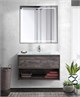 BELBAGNO Kraft Зеркало в алюминиевой раме со встроенным светильником, сенсорным выключателем и подогревом, SPC-KRAFT-800-800-LED-TCH-WARM-NERO, 800x32x800 мм SPC-KRAFT-800-800-LED-TCH-WARM-NERO