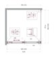 BELBAGNO Soft Close-1 Душевой уголок квадратный размер 100x100 см профиль - хром / стекло - прозрачное, двери раздвижные SOFT_CLOSE-1-A-1-100-C-Cr