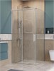 BELBAGNO Soft Close-1 Душевой уголок квадратный размер 100x100 см профиль - хром / стекло - прозрачное, двери раздвижные SOFT_CLOSE-1-A-1-100-C-Cr
