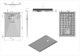 ESBANO Flat Поддон прямоугольный размер 140x90 см, черный ESPFT149B