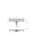 CEZARES Душевой лоток SLIDER 60 см, SLIDER-LD-60-GM SLIDER-LD-60-GM