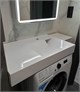 MADERA Vega  Раковина на стиральную машину ширина 80 см, цвет белый 4627173210942