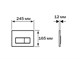 AQUATEK SET ЕВРОПА INS-023/KDI-014 (рама INS-0000023 +крепление KKI-0000002 +кнопка KDI-0000014 +унитаз AQ1901-00 +тонкое сиденье sc) SET ЕВРОПА INS-023/KDI-014