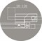 CEZARES SLIDER-B-1 Душевые двери распашные, стекло 8 мм, устанавливается на левую или правую стороны CEZARES SLIDER-B-1 - фото 42674