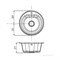 AQUATON Мида Мойка для кухни круглая, литьевой мрамор, ширина 51 см - фото 56072