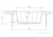 AQUATON Мида Мойка для кухни круглая, литьевой мрамор, ширина 51 см - фото 56073