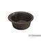 AQUATON Мида Мойка для кухни круглая, литьевой мрамор, ширина 51 см - фото 56078