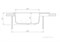 AQUATON Чезана Мойка с крылом для кухни круглая, литьевой мрамор, ширина 56,8 см - фото 56190
