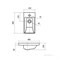 AQUATON Мебельная раковина Миранда 40 (1WH302500) 1WH302500 - фото 57350