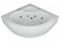AQUATEK Калипсо Акриловая ванна на каркасе, слив-перелив в комплекте, с панелью - фото 69052