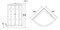 NIAGARA Classic Душевая кабина NG-3302-14G (1000х1000х2150) низкий поддон (26 см) ГИДРОМАССАЖ стекло МАТОВОЕ - фото 69541