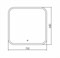 GROSSMAN Зеркало Comfort 700*680 с сенсорным выключателем 670680 - фото 70686
