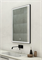 CONTINENT Зеркало "Frame Black LED" c подсветкой Frame Black LED