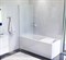 AM.PM Gem шторка на борт ванны 80х140, фиксированная, хром, стекло матовое, с пристенным к - фото 78477