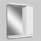 AM.PM Like, зеркало, частично-зеркальный шкаф, правый, 65 см, с подсветкой, белый, глянец, шт - фото 79468