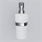 AM.PM Sense L, Стеклянный диспенсер для жидкого мыла с настенным держателем, хром - фото 80316