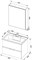 AQUANET Алвита 70 Комплект мебели для ванной комнаты - фото 82555