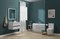 AQUANET Беркли 80 Комплект мебели для ванной комнаты (зеркало дуб рошелье) - фото 82860