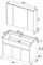 AQUANET Латина 100 Комплект мебели для ванной комнаты - фото 84705