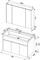 AQUANET Латина 100 Комплект мебели для ванной комнаты - фото 84713