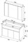 AQUANET Латина 100 Комплект мебели для ванной комнаты - фото 84719
