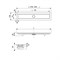 Комплект TECElinus для монтажа дренажного канала с решеткой “straight” 700 мм - фото 87312